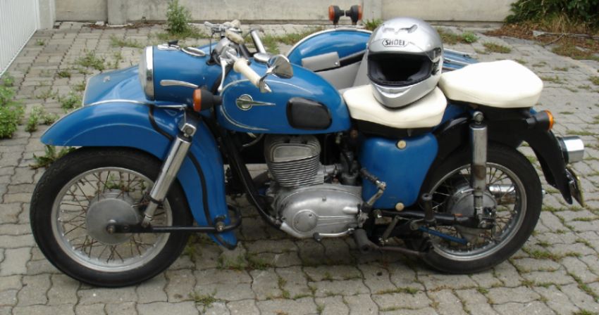 MZ ES 250/1 mit Superelastic Seitenwagen