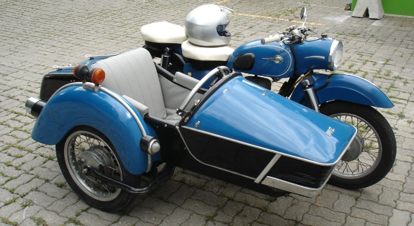 MZ ES 250/1 mit Superelastic Seitenwagen