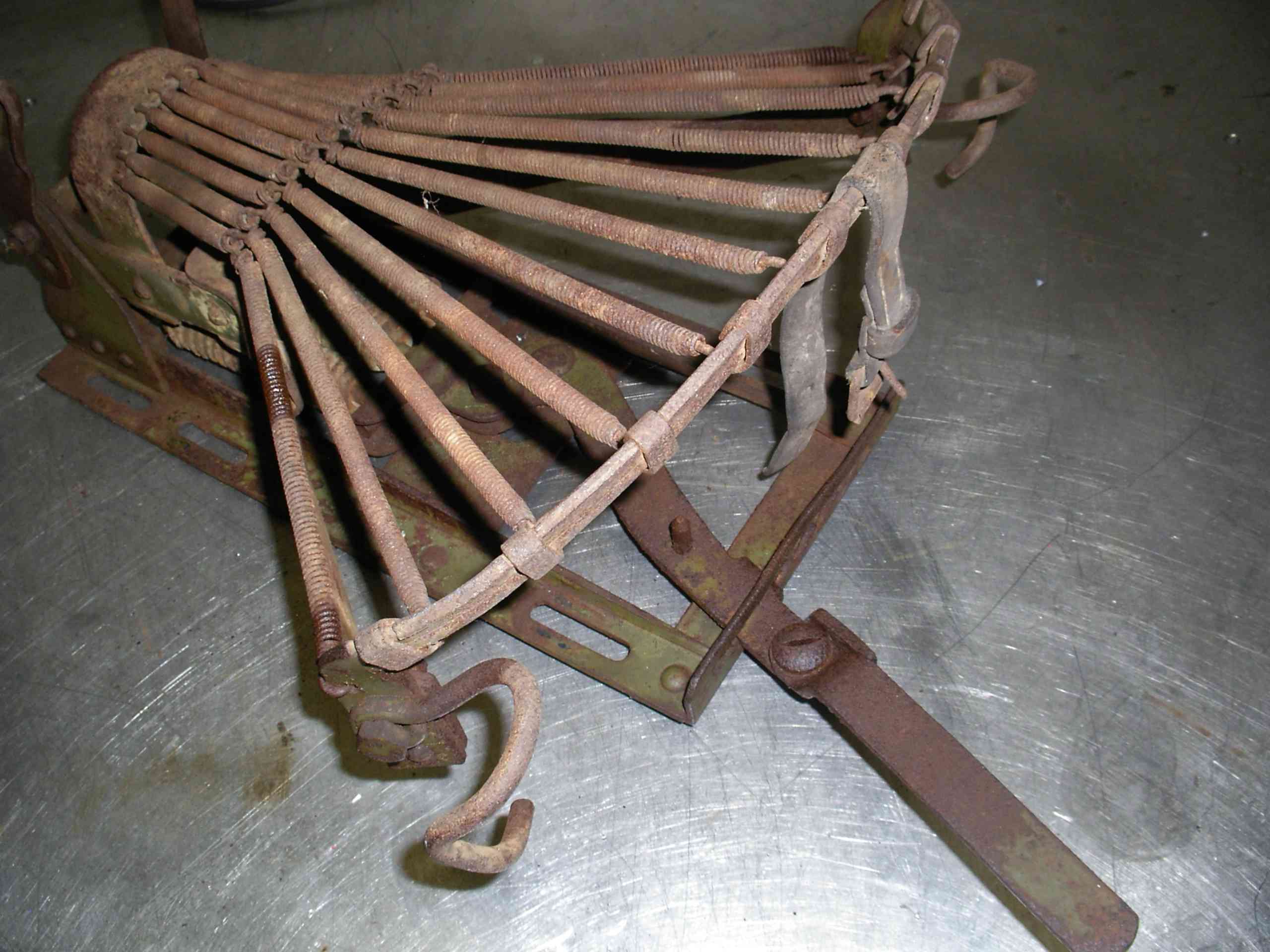 Sattel im Zustand vor der Restauration