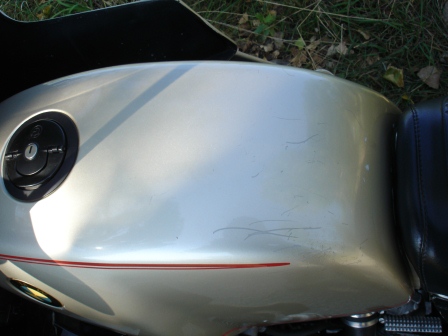 Kratzer am Tank