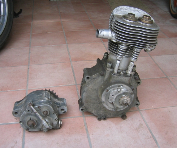 BSA Motor, Getrieb schon verkauft