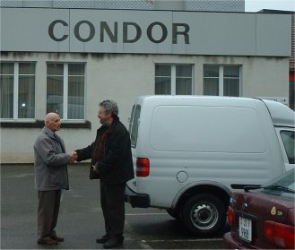 De condorclub visiting Hr Schaller and CONDOR